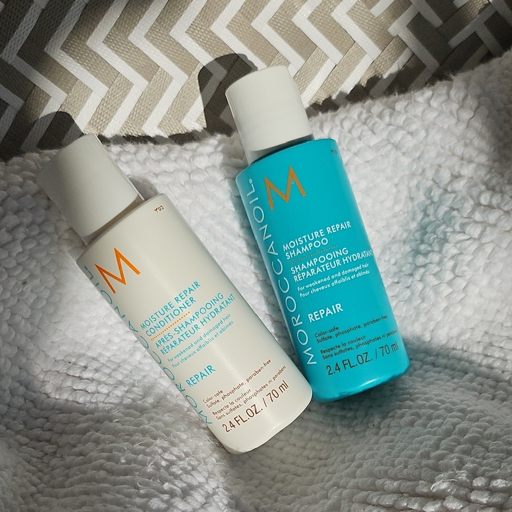 Moroccanoil Repair Shampoo and Conditioner Duo - Last Pair (Travel Size)